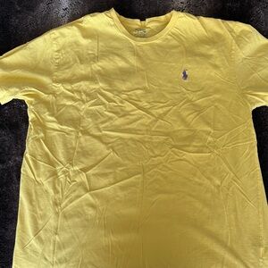 Polo by Ralph Lauren Men's Tee in Bright Yellow